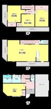 安立戸建の間取り画像