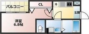 アプローズ新深江の間取り画像