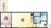 アプローズ新深江の間取り画像