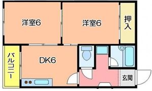 第二眉山マンションの間取り画像
