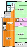 大宮第3コーポの間取り画像