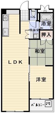 住之江コーポ 1の間取り画像