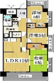 パークハイム南加賀屋の間取り画像