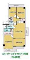 エバーグリーン南港ポートタウン11号館 11号の間取り画像