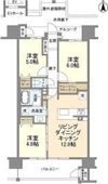 レ・ジェイド南港HANA-TERRACEの間取り画像