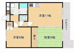 ベルメゾンウォラートスの間取り画像