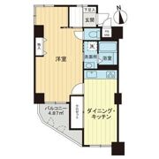 ライオンズマンション夕陽丘の間取り画像