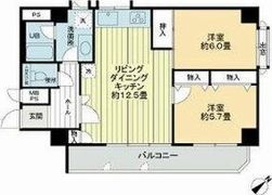 ライオンズマンション上町第2の間取り画像