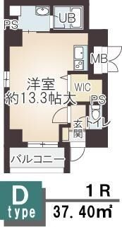 インテリジェンス御堂の間取り画像