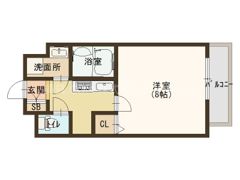 プレサンス谷町リーベの間取り画像