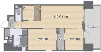 Vievle靭公園Qの間取り画像