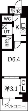 メイクス大阪鶴見の間取り画像