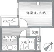 ホワイトハウス3番館の間取り画像
