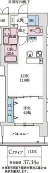 スプランディッド本町グランの間取り画像