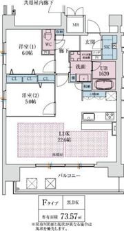 スプランディッド本町グランの間取り画像