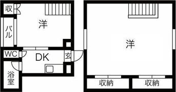 エグゼ高殿の間取り画像