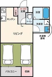 SUN生A号棟の間取り画像