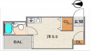朝日プラザパレ・セーヌの間取り画像