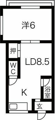 マンションエクセルの間取り画像