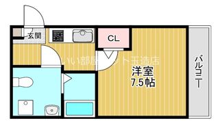 オウルージュ鶴橋の間取り画像
