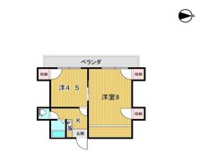 スワンハイツの間取り画像