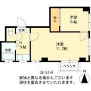 パルミエール岸里の間取り画像