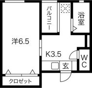 ハイステージ丸和の間取り画像