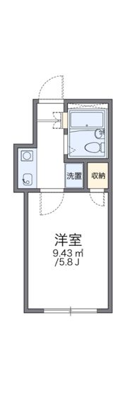 レオパレス美國の間取り画像