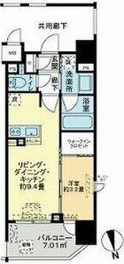 リビオレゾン北浜天満橋の間取り画像