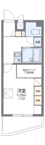 レオパレス佐保川の間取り画像