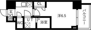 IW RESIDENCE大阪CREST TAPPの間取り画像