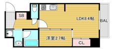 ナットレジデンス都島本通の間取り画像