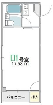 ロイヤルメゾン生野の間取り画像