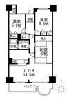 シティコーポ朝潮1号棟の間取り画像