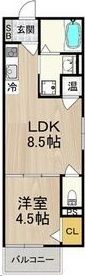 メゾンボヌスの間取り画像