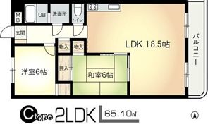 ブルースカイの間取り画像