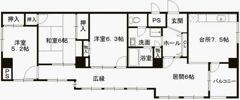 らぽーるの間取り画像