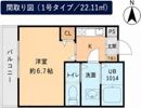 巽南アパート ORIENTAL courtの間取り画像