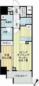 リビオレゾン靱公園の間取り画像