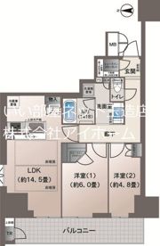 ブランズ大阪松屋町の間取り画像