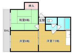 DKハイムの間取り画像