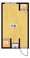 コーポ有楽1の間取り画像