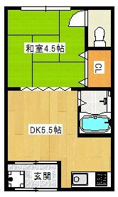 コーポ有楽4の間取り画像