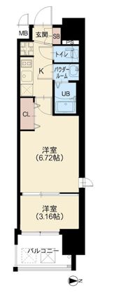 AELL OSAKA EASTの間取り画像