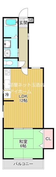 ハイツキンリュウの間取り画像
