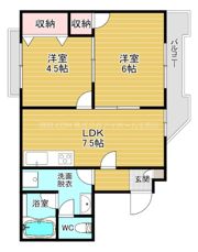 メゾンスワの間取り画像