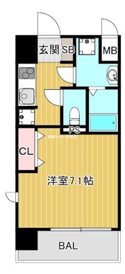 レークス大阪城イーストの間取り画像