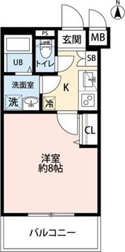 リヴィアス大阪EASTの間取り画像