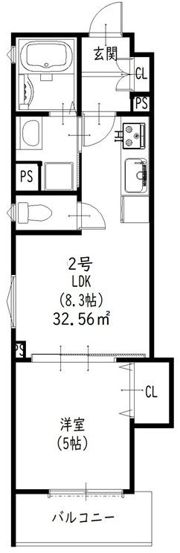 クリエオーレ牧野本町の間取り画像