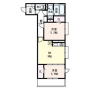 サンジェルマン市岡の間取り画像